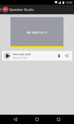 Spreaker Studio android App screenshot 1